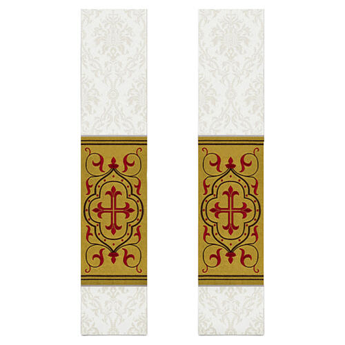 Estola sacerdotal Slabbinck entorchado brocado oro y arabescos florales 3