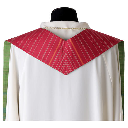 Estola Slabbinck bicolor verde roja viscosa 11