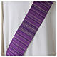 Stola diaconale bicolore avorio viola Slabbinck viscosa s6