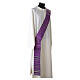 Stola diaconale bicolore avorio viola Slabbinck viscosa s8