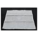 Corporale 100% lino con ricamo IHS raggiera pizzo bianco Gamma s2