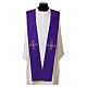 Estola sacerdotal bordada con cruz dorada Gamma s1