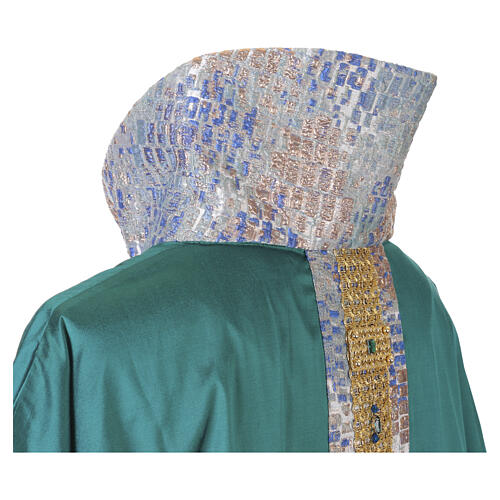Casulla seda verde Vebi Confezioni con joyas 8