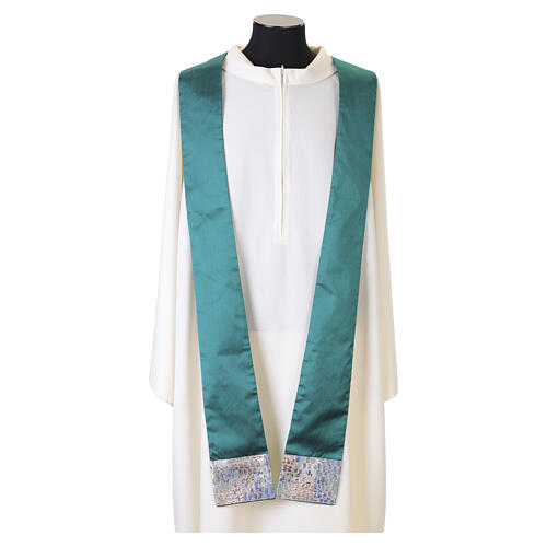 Casulla seda verde Vebi Confezioni con joyas 9