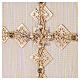Ivory Silk Chasuble with Galloon and Metal Cross, Vebi Confezioni s5