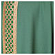 Casula esclusiva stolone intrecciato oro 100% lana lurex Atelier Sirio s4