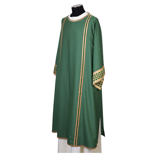 Dalmatica lana lurex intreccio dorato Atelier Sirio in esclusiva 100% lana 4