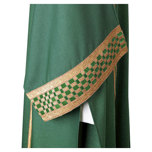 Dalmatica lana lurex intreccio dorato Atelier Sirio in esclusiva 100% lana 5