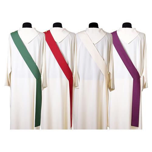 Dalmatica lana lurex intreccio dorato Atelier Sirio in esclusiva 100% lana 11