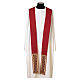Stola sacerdotale intreccio dorato Atelier Sirio in esclusiva misto cotone s5