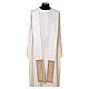 Stola sacerdotale intreccio dorato Atelier Sirio in esclusiva misto cotone s7