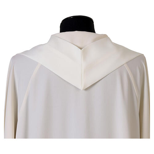 Casula con gallone juta ricamo San Francesco 100% poliestere 10