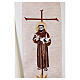 Casula con gallone juta ricamo San Francesco 100% poliestere s3