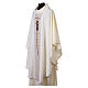 Casula con gallone juta ricamo San Francesco 100% poliestere s4