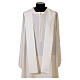 Casula con gallone juta ricamo San Francesco 100% poliestere s9