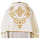 Velo omerale ricamo dorato 100% poliestere s3