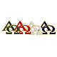 Alpha Omega four colors adhesive patch 7x10 cm s1