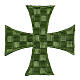 Iron-on Templar cross applique liturgical colors 10 cm s2