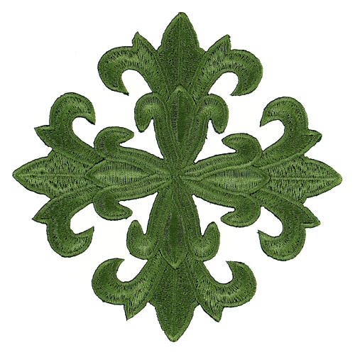 Patch croce quattro colori liturgici 12 cm 2