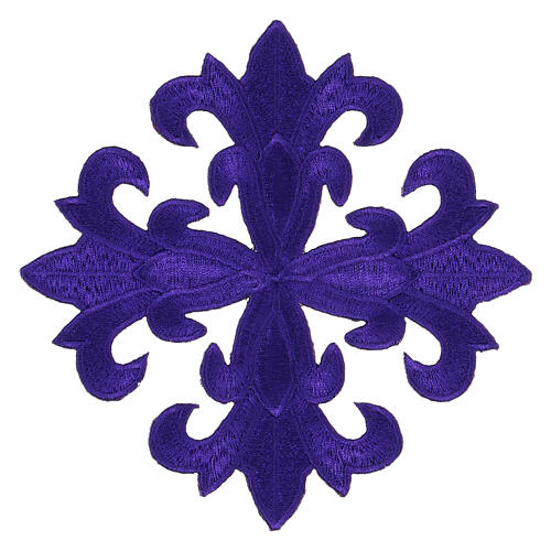 Patch croce quattro colori liturgici 12 cm 6