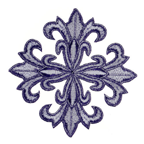 Patch croce quattro colori liturgici 12 cm 7