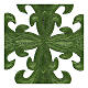 Patch croce quattro colori liturgici 12 cm s3