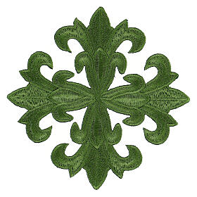 Cross patch in the four liturgical colors 12 cm