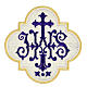 Emblema non adesivo IHS quattro colori 13 cm s6