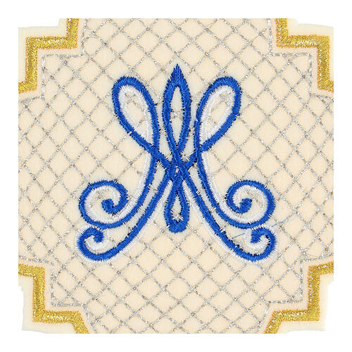 Aufnäher, Emblem "Ave Maria", Stickerei, 13x13cm 2