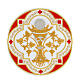 Aufnäher, Eucharistie-Symbol, Stickerei, 4 liturgische Farben, 17x17cm s4