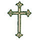 Budded cross, iron-on fabric application, liturgical colours, 5x3 in s6