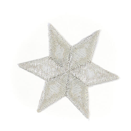 Silver and Gold Star Patch Set Of 2 Patches by Ivamis Patches