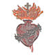 Sagrado corazón Jesús 14x8,5 cm termoadhesivo patch s2