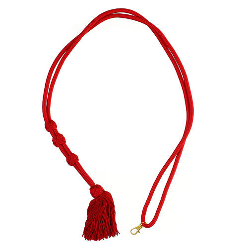 Bishop's cord for pectoral cross, red 2
