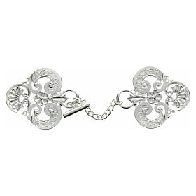 Clove cope clasp silver-plated nickel-free