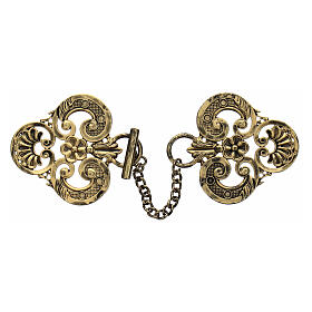 Nickel free cope clasp, old gold finish