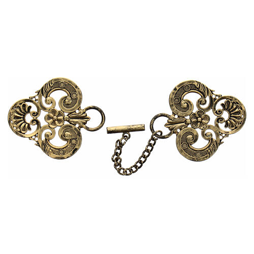 Nickel free cope clasp, old gold finish 2