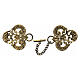 Nickel free cope clasp, old gold finish s2
