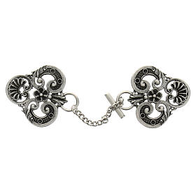 Nickel free cope clasp, old silver finish