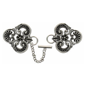 Nickel free cope clasp, old silver finish