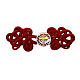Red Cope clasp nickel-free rayon metal s1