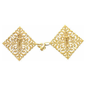 Cope clasp golden rhomboidal with nickel free cross