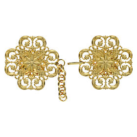 Alamar cruz perfurada IHS para capa de asperge dourado