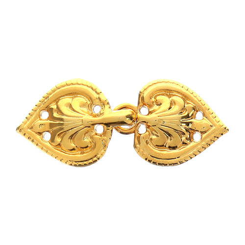 Gold plated cope clasp without chain, nickel free 1