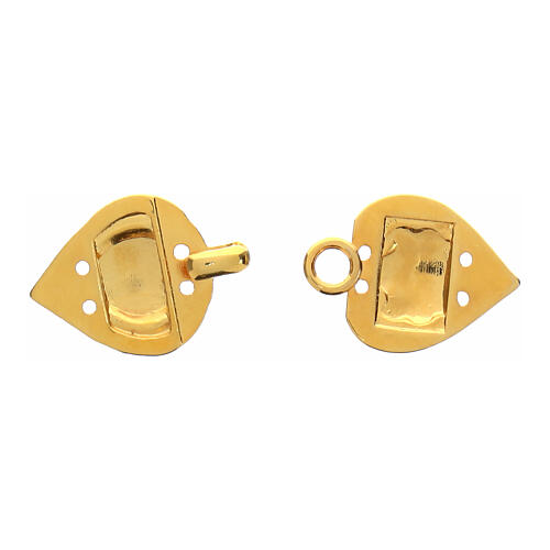 Gold plated cope clasp without chain, nickel free 2