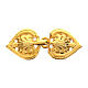 Gold plated cope clasp without chain, nickel free s1