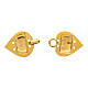 Gold plated cope clasp without chain, nickel free s2