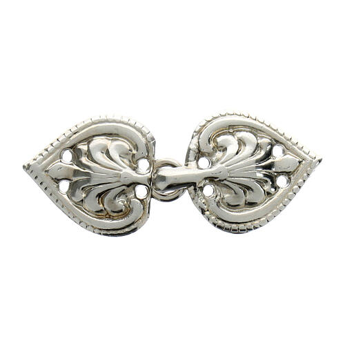 Silver-plated cope clasp without chain, nickel free 1