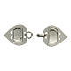 Silver cope clasp without chain nickel-free s2