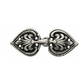 Old silver cope clasp without chain, nickel free